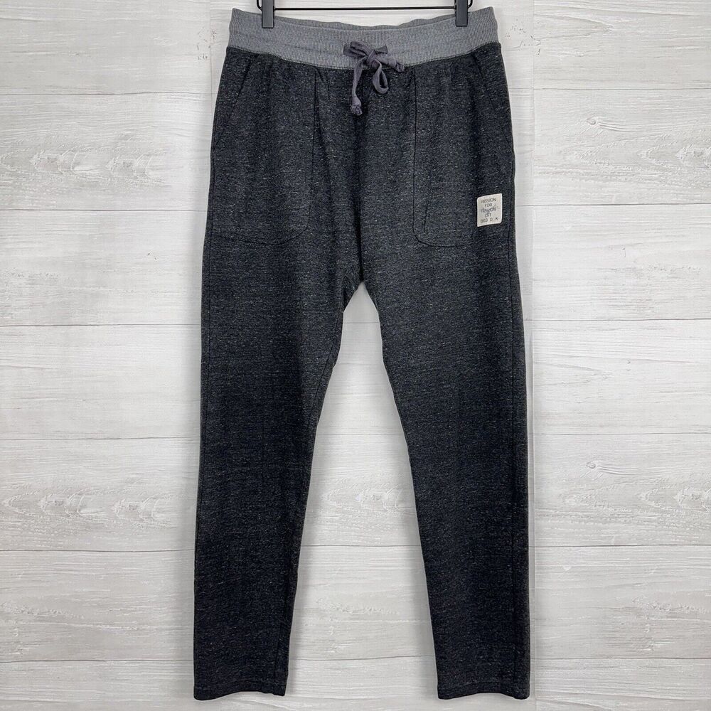 Dressed To Kill Sweatpants‎ Men Large 32 Heather Gray Pull on Drawstring Pockets